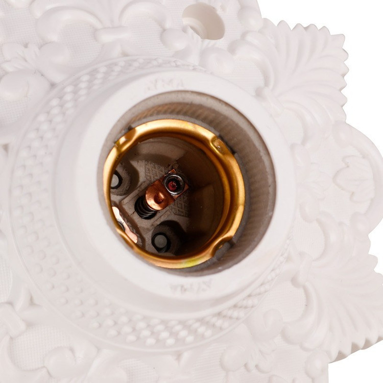 سرپیچ لوستری دوکاره طرح گل شیک و مقاوم