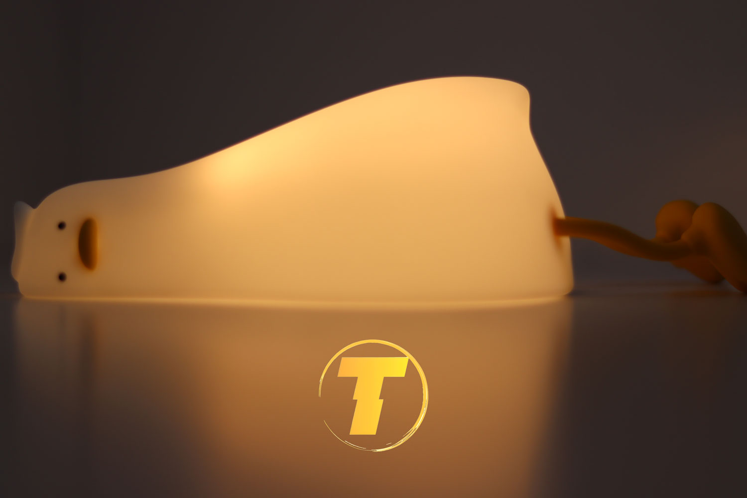 چراغ خواب فانتزی اردک مدل K-1096 با نور آرام بخش