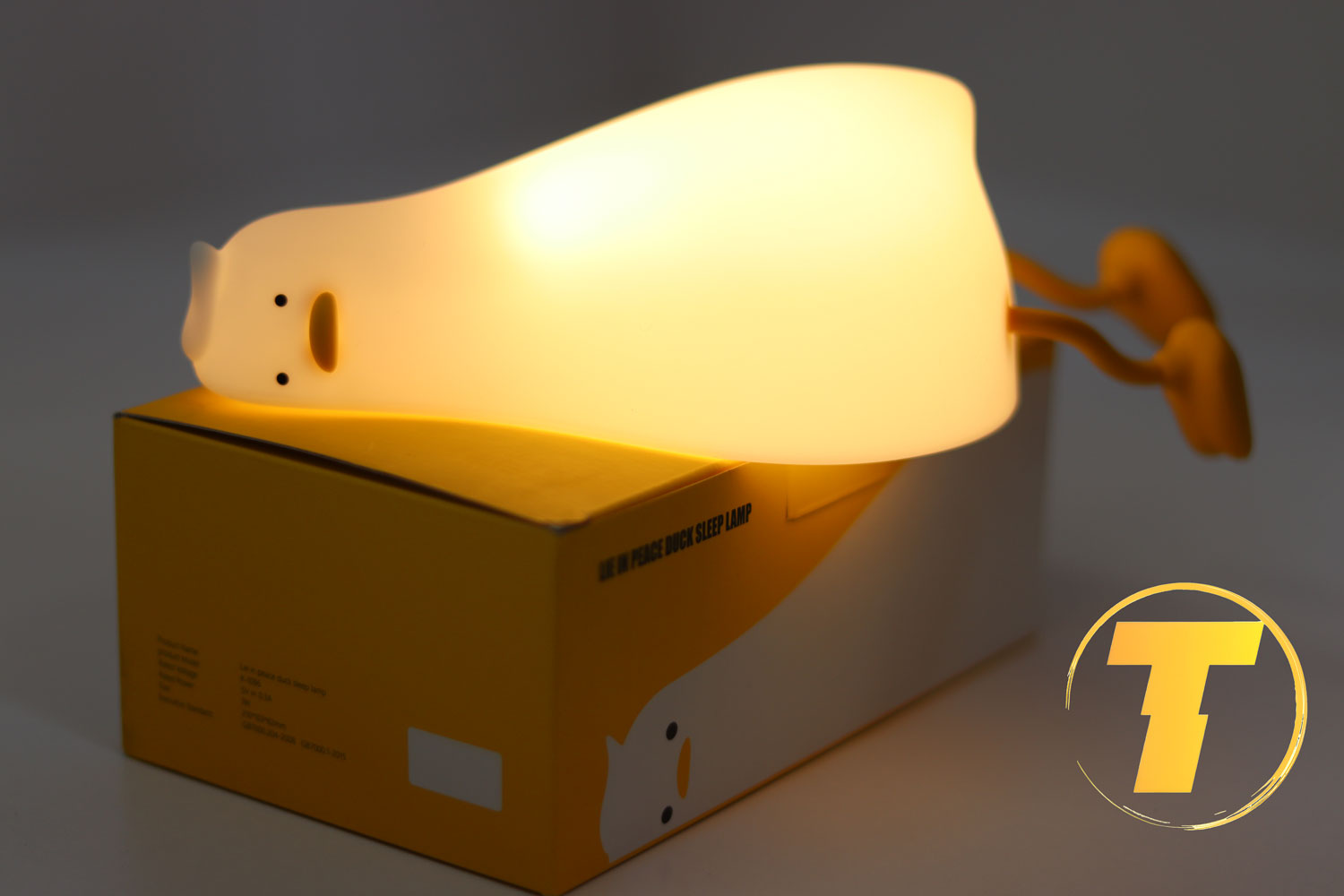 چراغ خواب اردک مدل K-1096 با طراحی جذاب و قابلیت تایمر