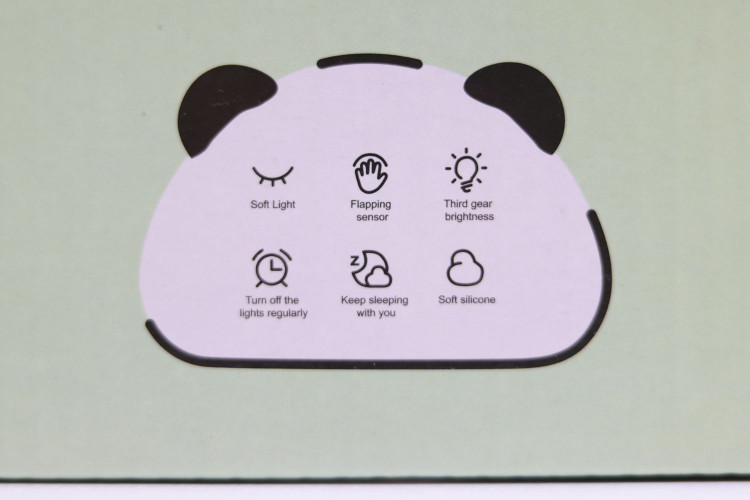 چراغ خواب شارژی پاندا XO OZ10 برای اتاق کودک، با قابلیت تغییر رنگ