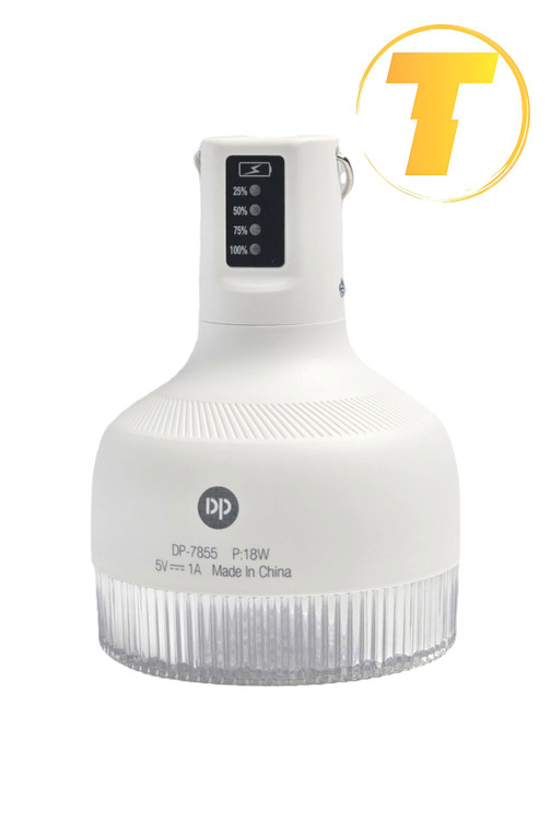 لامپ آویزدار شارژی DP.LED Light مدل DP-7855 با توان 18 وات