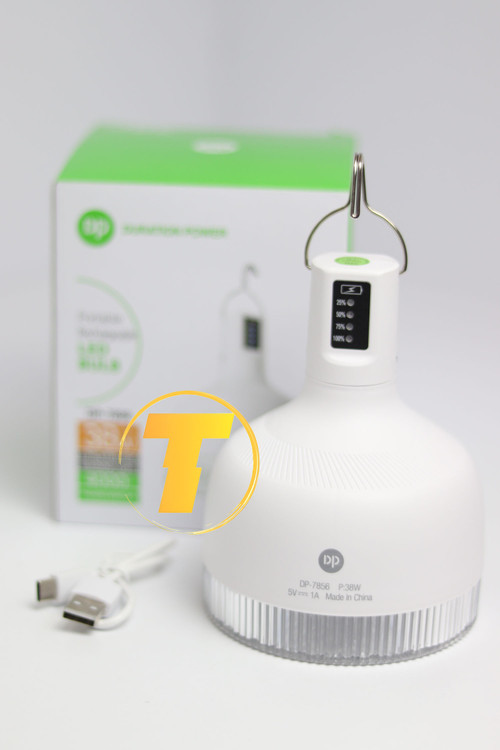 کابل شارژ USB همراه لامپ قابل شارژ DP مدل 7856