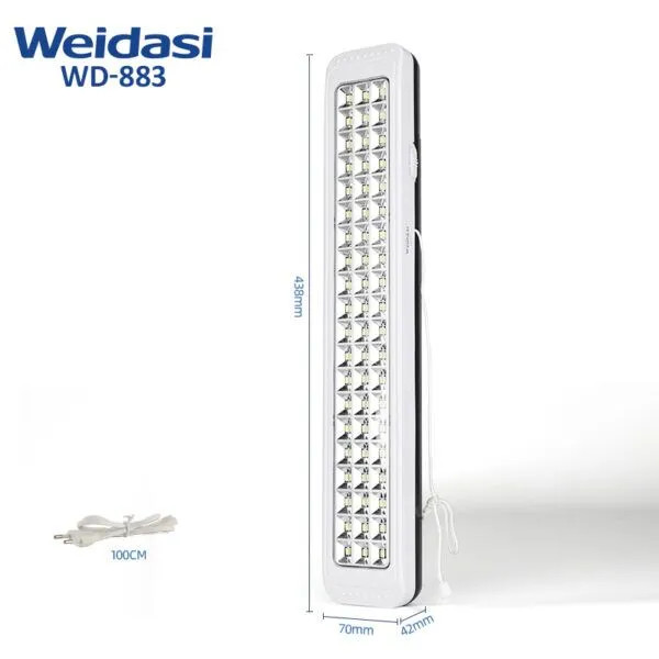 تصویر چراغ LED شارژی ویداسی مناسب منزل و کمپینگ