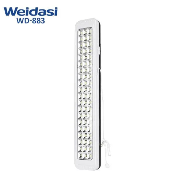 چراغ اضطراری شارژی ویداسی مدل WD-883 با طراحی دستهدار