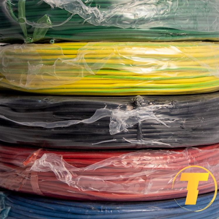 رنگبندی سیم افشان البرز الکتریک کلاف کامل مناسب برق کشی ساختمان