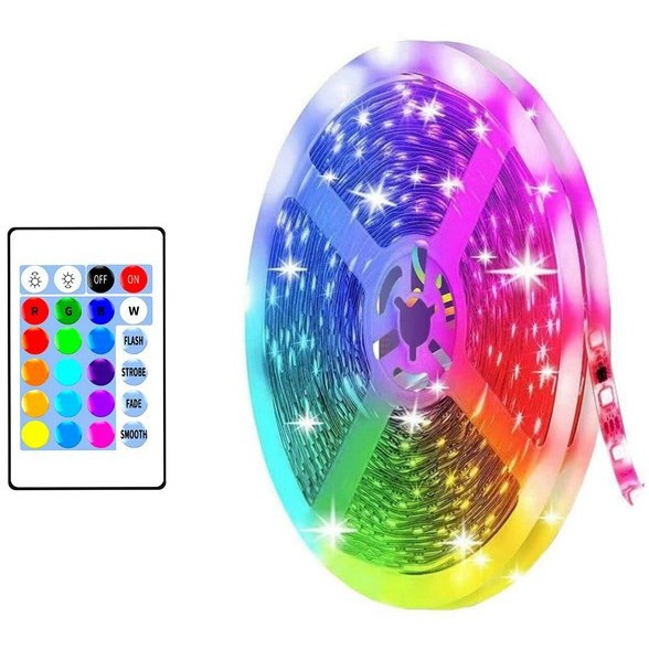 ریسه LED RGB ۵ متری با کیفیت عالی و نور رنگارنگ