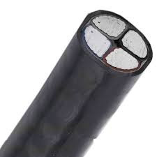 کابل برق مفتولی آلومینیوم 4 در 10 — چهار هادی با مقطع 10 میلیمتر مربع، مناسب تاسیسات و فیدر