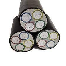 کابل برق مفتولی 4 در 50 آلومینیوم، هادی آلومینیومی برای توزیع برق