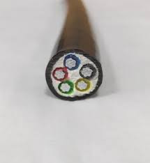 کابل برق مفتولی آلومینیومی ۵ هادی، سطح مقطع 10 میلیمتر مربع