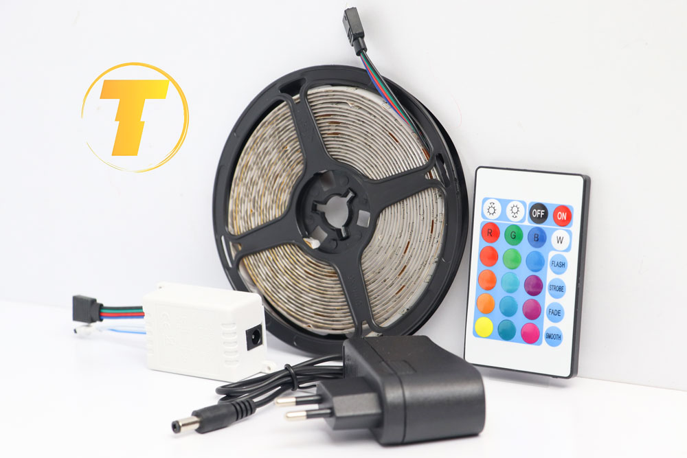 پک کامل ریسه LED RGB مناسب دکوراسیون منزل و فضاهای تجاری