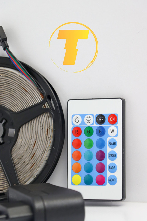 ریسه LED ۵ متری RGB با قابلیت تغییر رنگ و نورپردازی مدرن