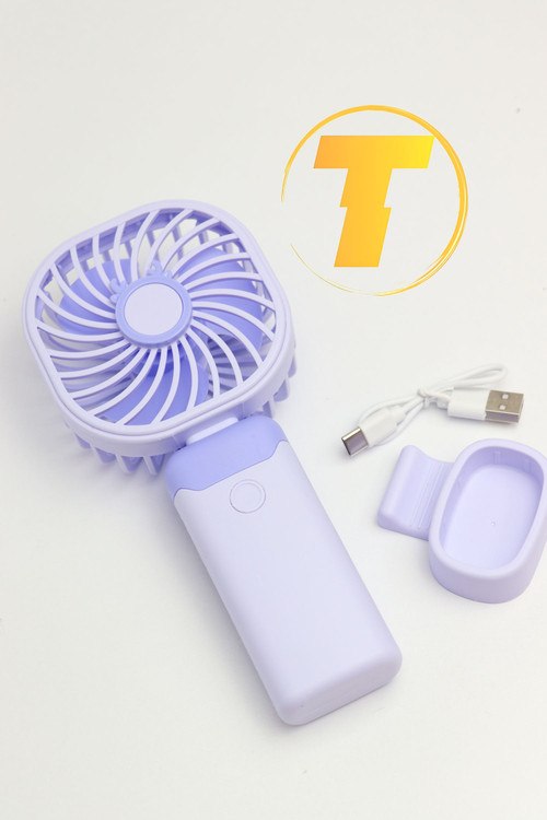 پنکه کوچک قابل شارژ داخل کیف سفر
