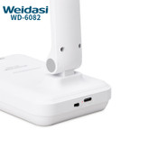 چراغ مطالعه رومیزی حرفهای WD-6082Q با باتری داخلی قابل شارژ و کابل تایپ C