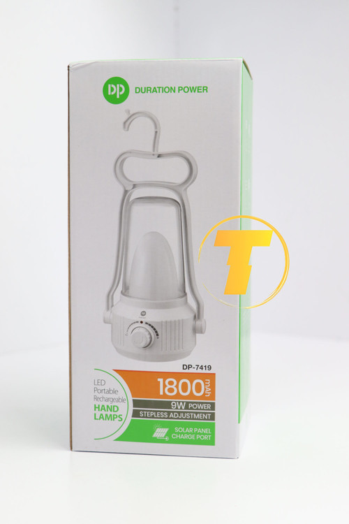 چراغ قوه شارژی DP-7419 با حداکثر توان 8 وات و نور مهتابی یکنواخت