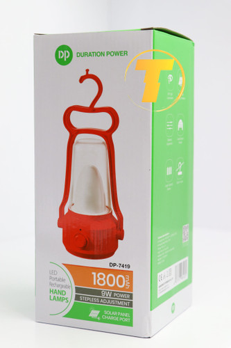 چراغ فانوسی دی پی DP-7419 با نور مهتابی روشن و قابل حمل