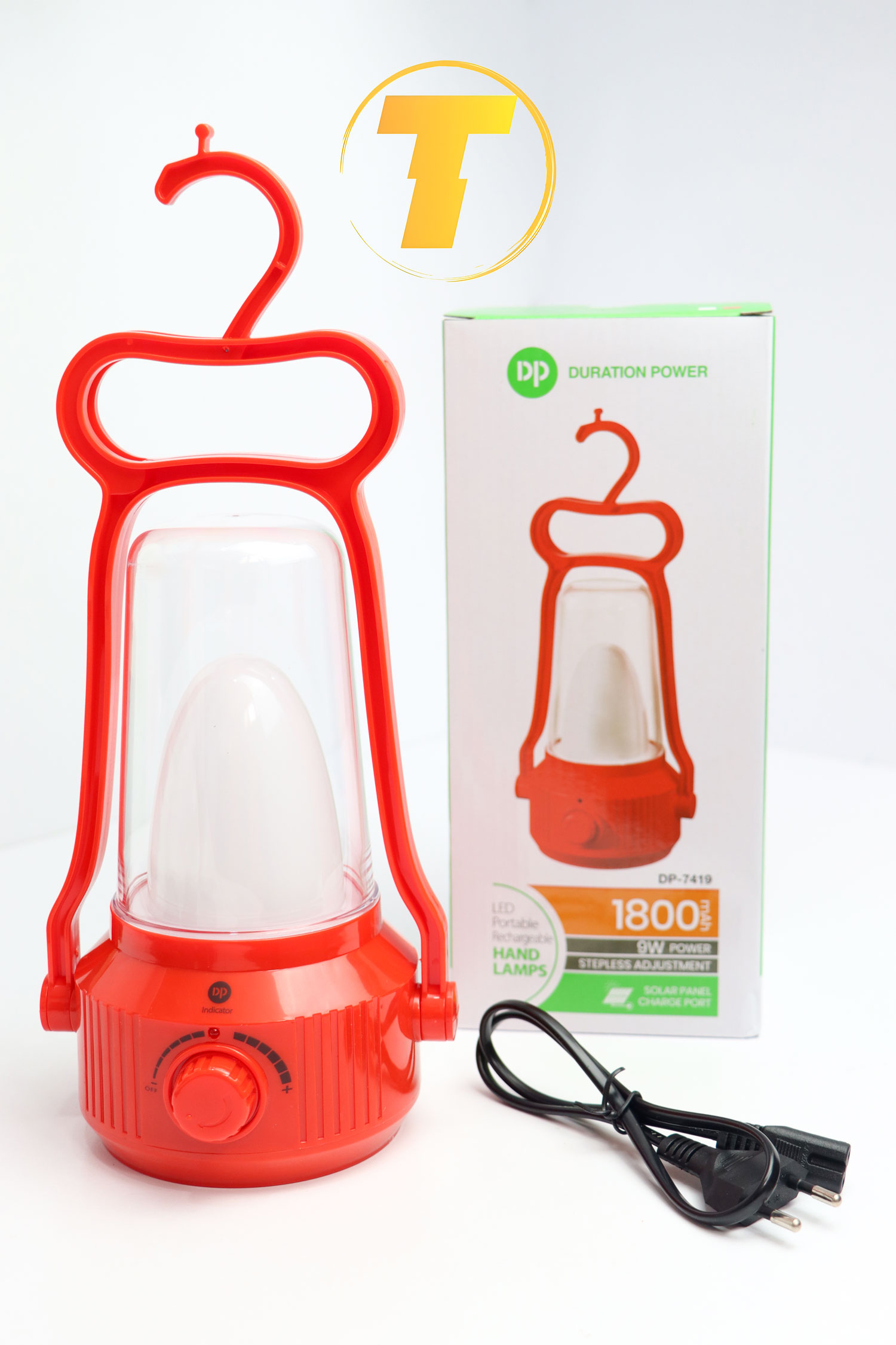 چراغ قوه فانوسی DP-7419 قابل استفاده به صورت رومیزی یا آویزان در محیط‌های مختلف