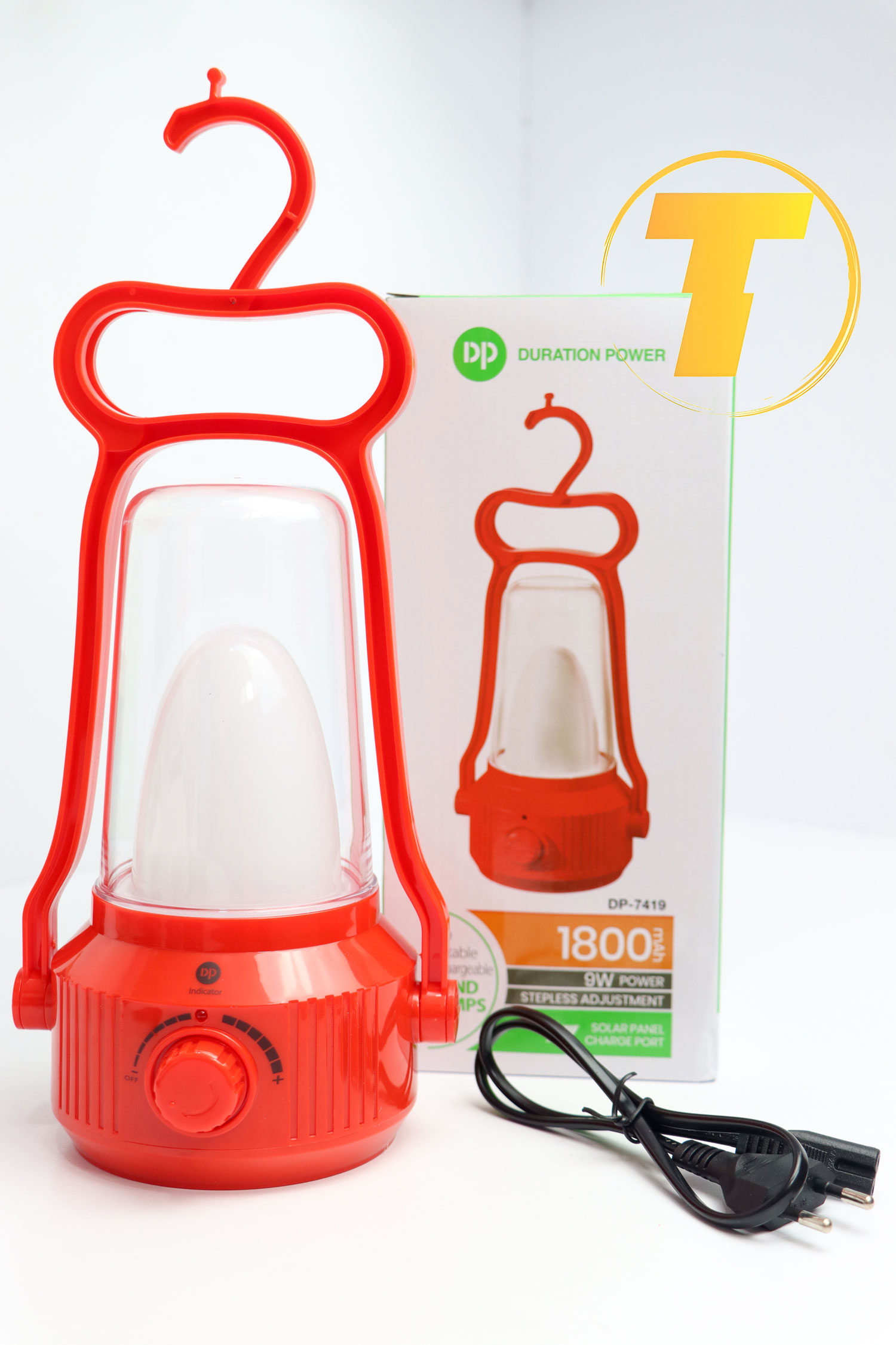چراغ فانوسی DP-7419 با نور مهتابی، قابل حمل و مناسب سفر و کمپینگ