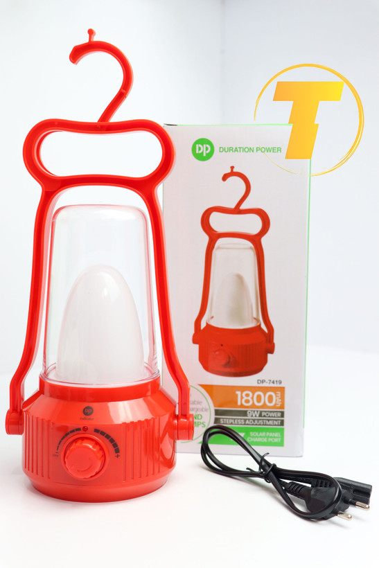 چراغ فانوسی DP-7419 با نور مهتابی، قابل حمل و مناسب سفر و کمپینگ