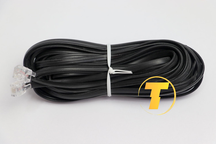 کابل تلفن کوتاه ۲ متری برای اتصال آسان دستگاهها به خط تلفن