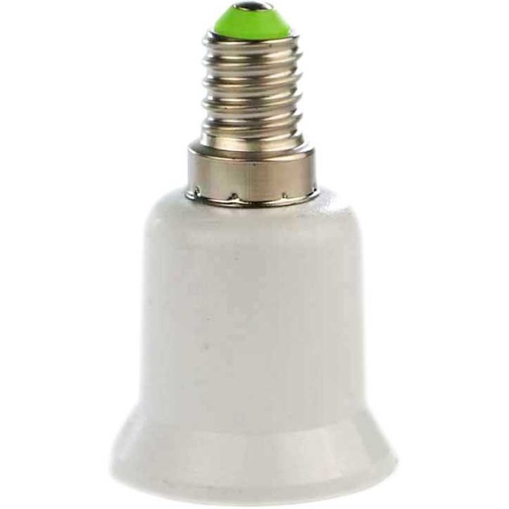 آداپتور تبدیل سرپیچ E14 به E27 برای لامپ