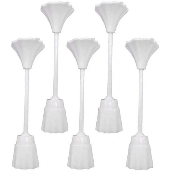 سرپیچ لامپ میلهای بسته ۵ عددی از نمای جلو