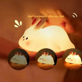 چراغ خواب خرگوش نرم و سیلیکونی با طراحی جذاب برای اتاق کودک