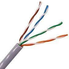 سیم ۴ زوج هوایی ۰۶ فویلدار ۱۰۰ متری در بستهبندی استاندارد