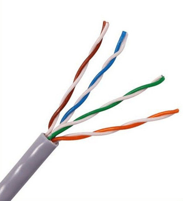 تصویر کابل مخابراتی ۴ زوج فویلدار هوایی ۱ متر