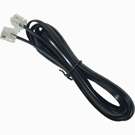 کابل تلفن کوتاه ۲ متری مناسب برای استفاده خانگی و اداری