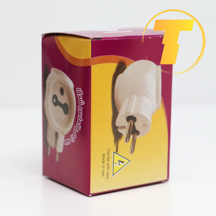 پریز سهراهی دوپایه الماس شرق مناسب مصارف خانگی و صنعتی