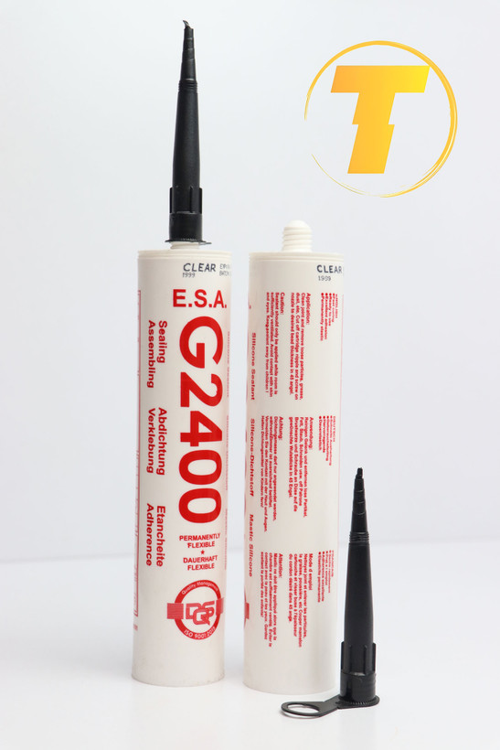 چسب آکواریوم ۲۴۰ گرمی E.S.A. G2400 – مقاوم و شفاف برای درزگیری آببندی