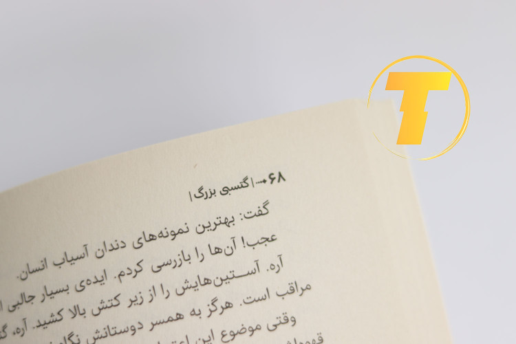 جلد کتاب گتسبی بزرگ به ترجمه فاطمه خوندی