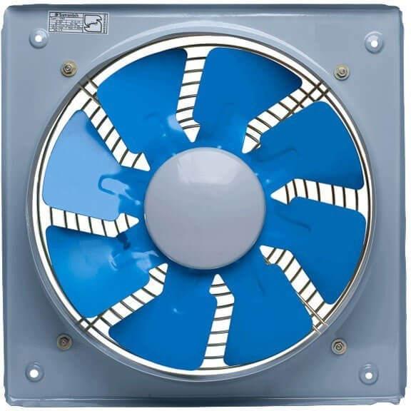 هواکش خانگی فلزی تکفاز 25 سانت دمنده مدل VMA-25C2S با بدنه مقاوم