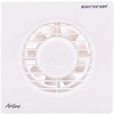 هواکش خانگی دمنده آکسی لاین VBX-20S2S، پروانه ۲۰ سانت سفید مناسب تهویه سرویس و حمام