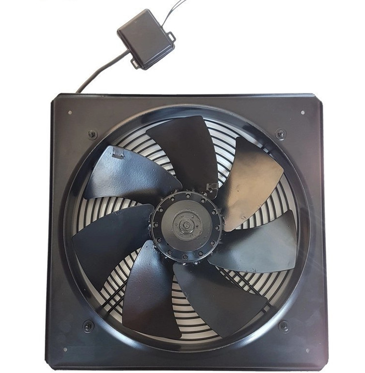 پرههای فلزی هواکش 7 پر ایلکای 45cm تکفاز 100W با قاب مقاوم