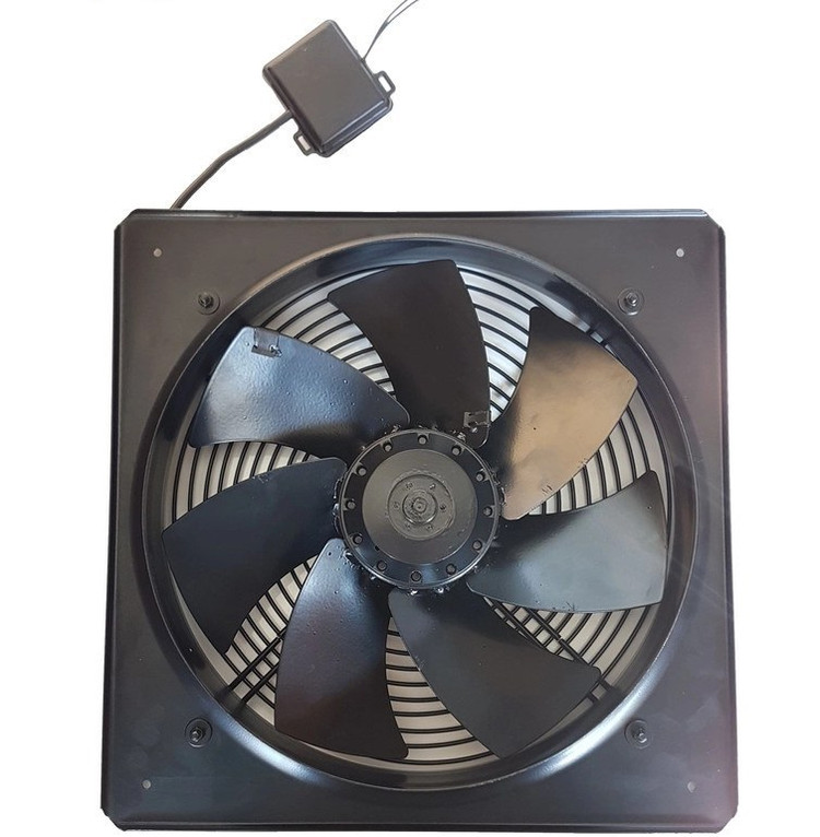 پرههای فلزی هواکش 7 پر ایلکای 45cm تکفاز 100W با قاب مقاوم