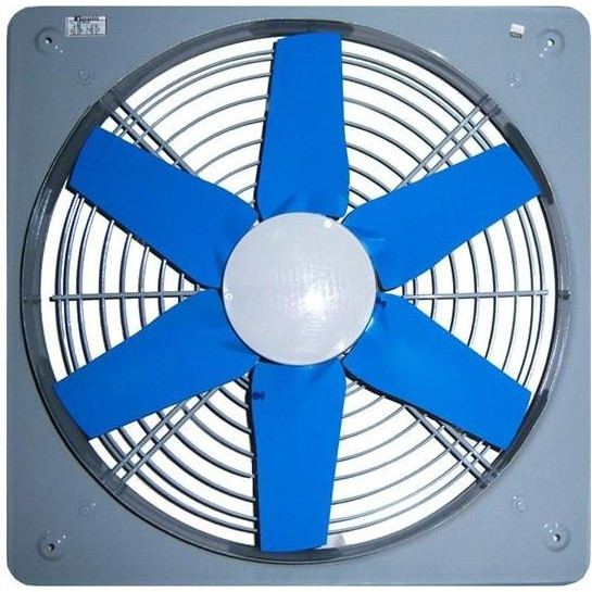 نمای نزدیک موتور 600 وات هواکش صنعتی دمنده تک فاز