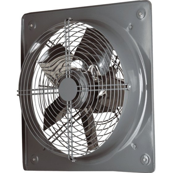 هواکش صنعتی پروانه استیل 30 سانت دمنده مدل VIS-30D4S با توری محافظ