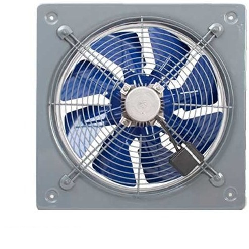 هواکش صنعتی فلزی ۳۰ سانت ۱۶۰ وات مدل VIA-30C2S نصب شده در محیط کارگاه