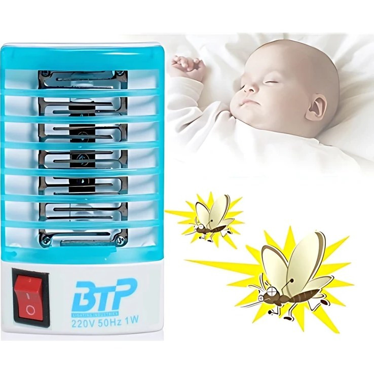 حشرهکش برقی پریزی مایا با چراغ خواب و شبکه محافظ