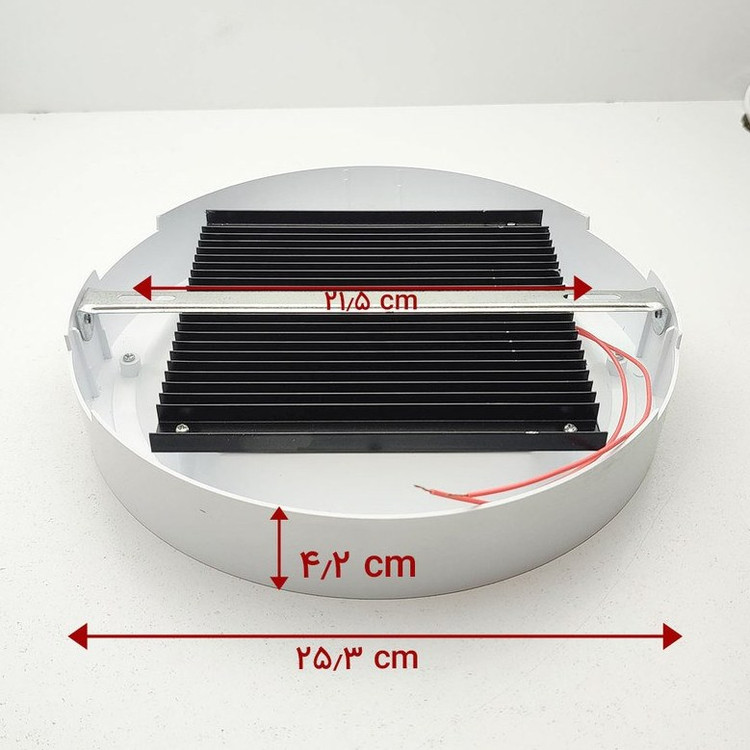پنل ال ای دی 24 وات شاهچراغ مدل روژان طرح روکار گرد با نور مهتابی