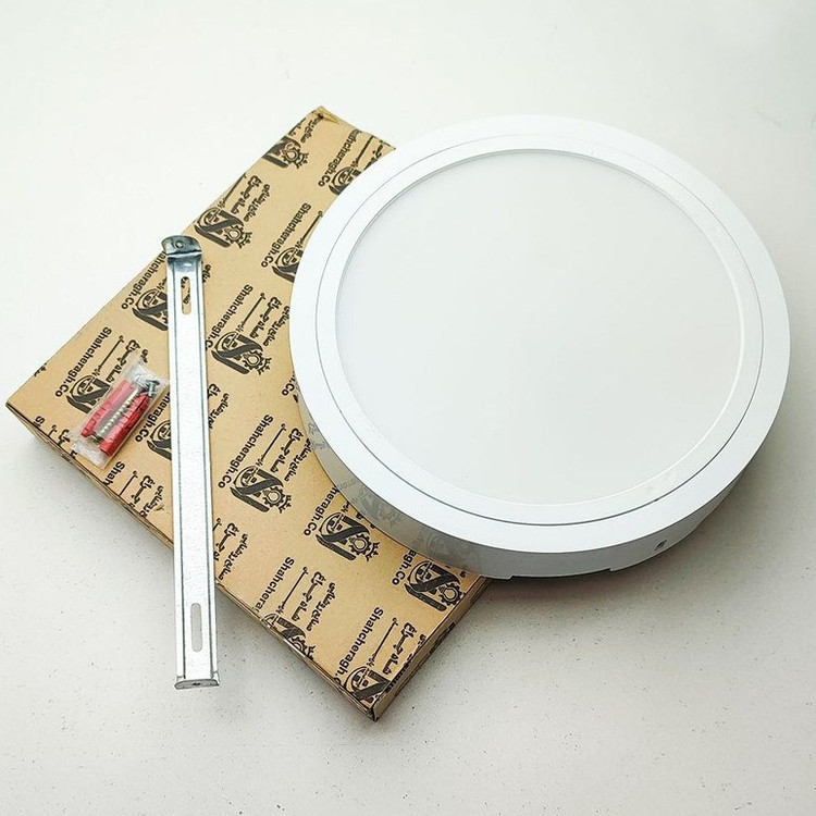 روشنایی 2400 لومن پنل LED شاهچراغ طرح روکار گرد