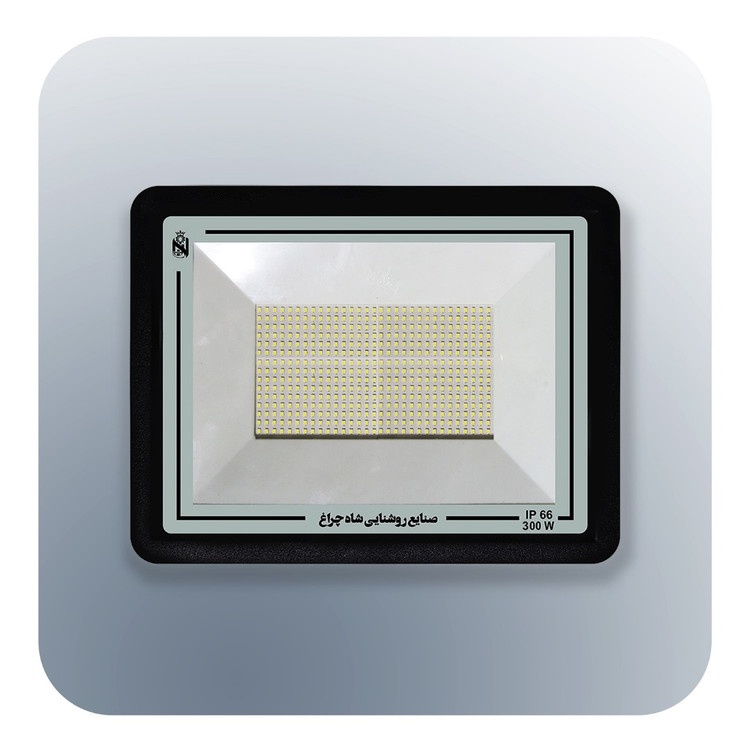 پروژکتور LED 300 وات ضدآب مدل آبان شاه چراغ با نور مهتابی