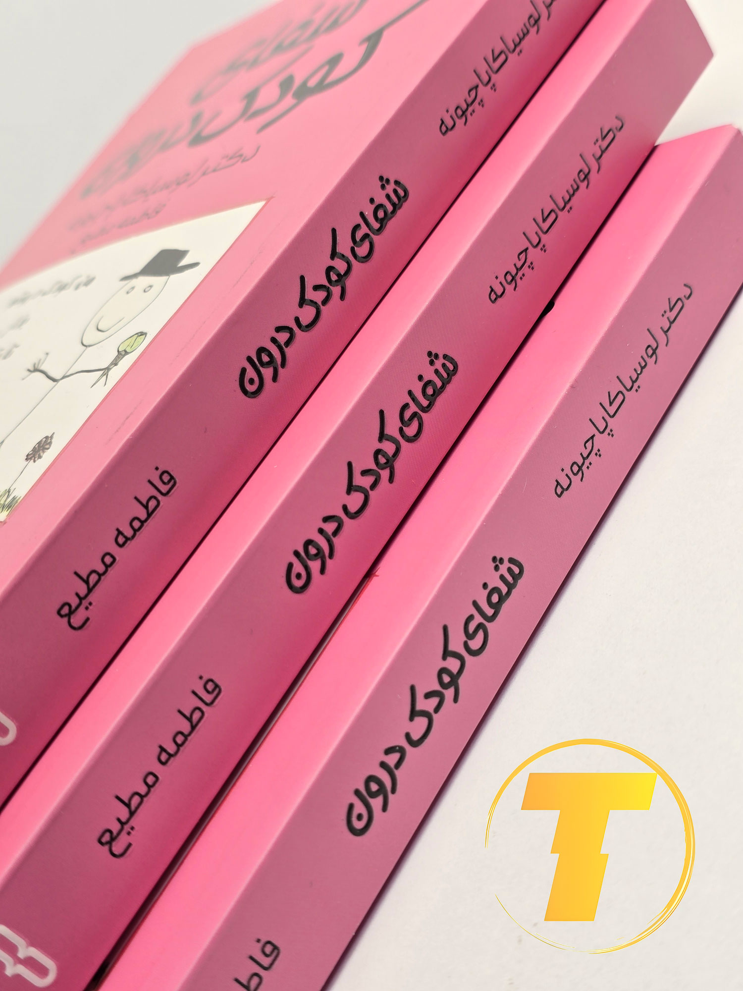 تصویر جلوه کتاب شومیز ۲۵۶ صفحه‌ای شفای کودک درون، نسخه فارسی.