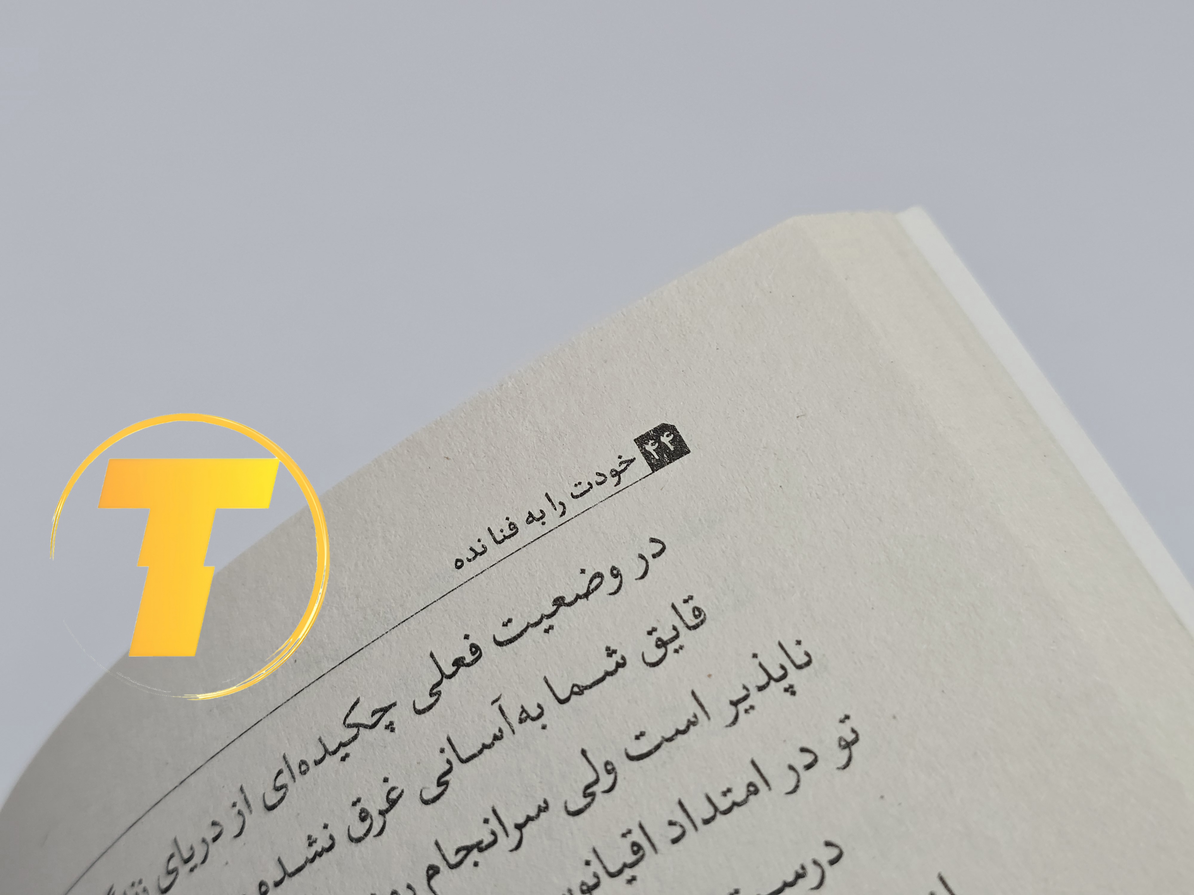 نمونه‌ای از متن داخلی کتاب خودت را به فنا نده با ترجمه روان و موجز مینا موفق