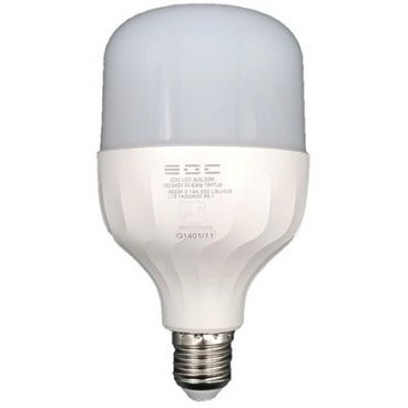 نمای نزدیک از لامپ 50 وات استوانه ای