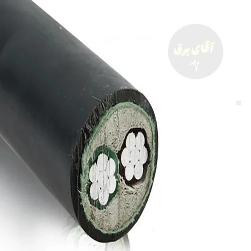 نمای نزدیک کابل زمینی 10×2 خراسان الکتریک