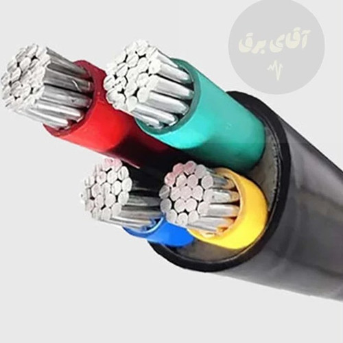 کابل آلومینیوم 35×4 زمینی با مغزی مفتولی برند خراسان الکتریک