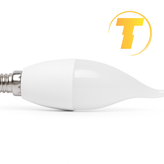 لامپ اشکی 8 وات مهتابی پارس سام با نور سفید مهتابی