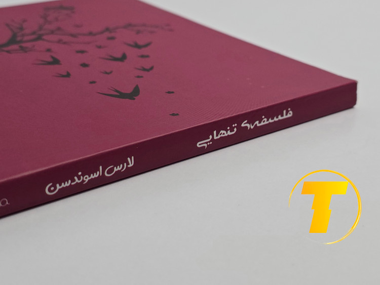 جلد کتاب فلسفهی تنهایی با رنگبندی آرام و طراحی مینیمالیستی، نمایش عنوان و نام نویسنده و مترجم